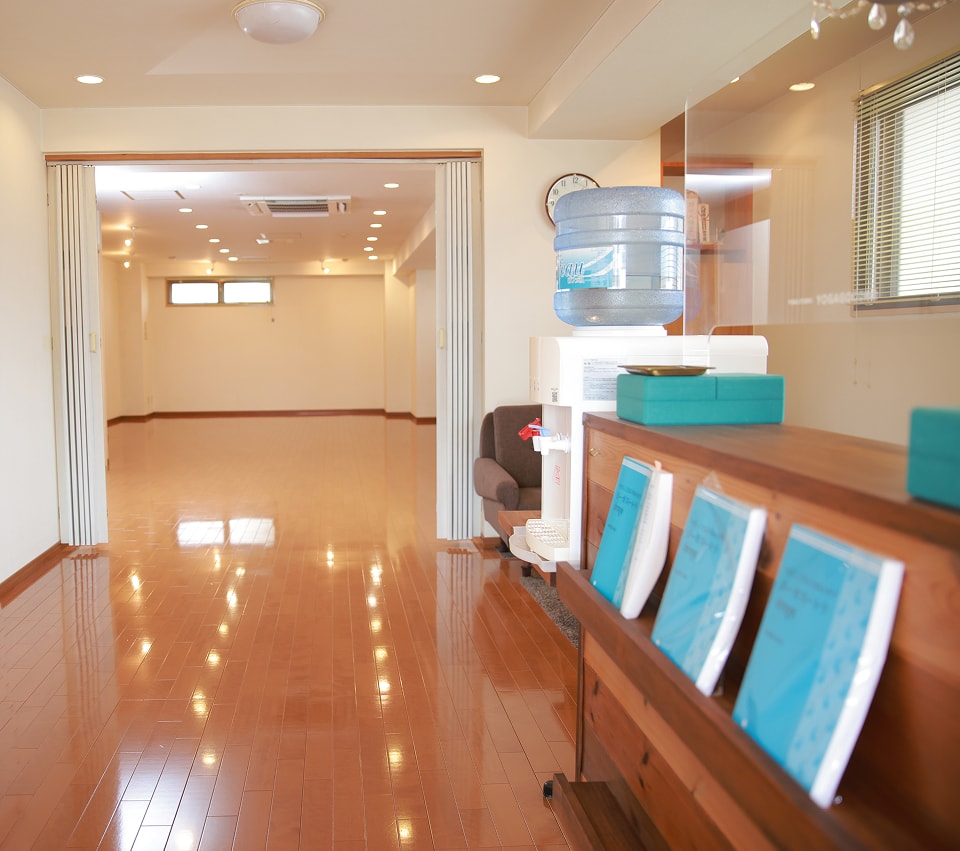 スタジオのフロントスペース